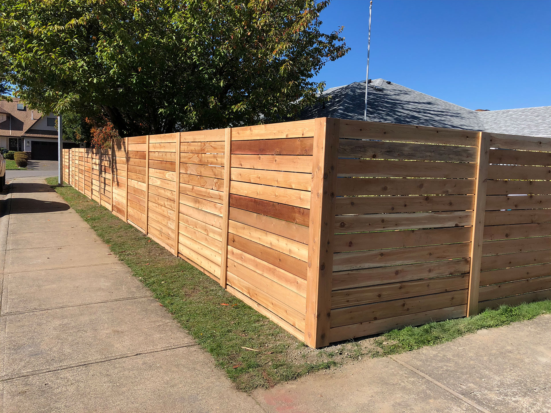 wood fencing